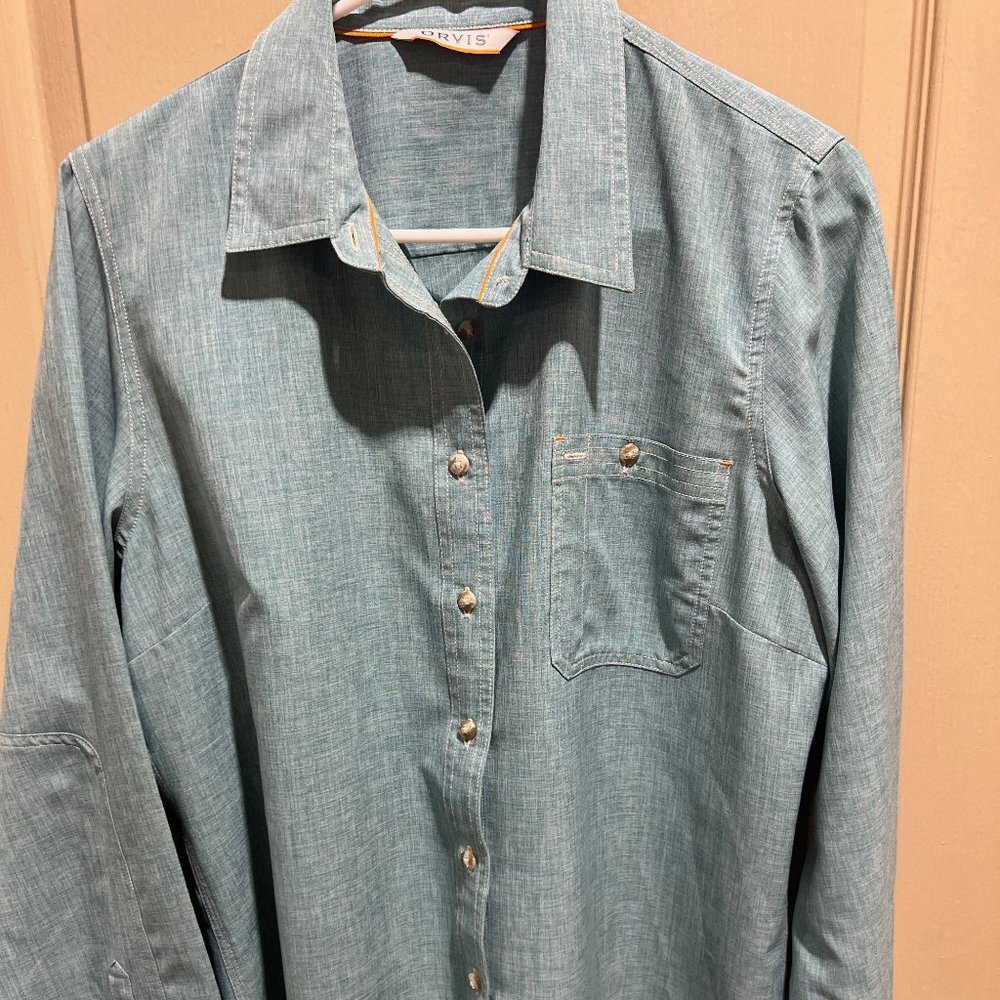 NWOT Orvis Button Down Shirt Sz L